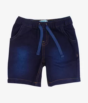 Baby Denim Shorts - With Loop - 0-3 Months