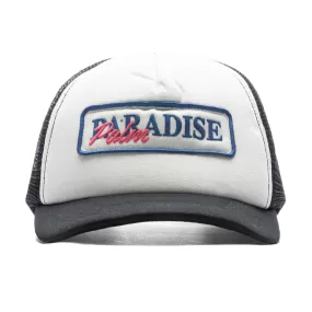 Paradise Palm Trucker - Black