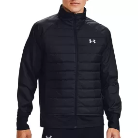 Under Armour Run Insulate Hybrid Mens Running Jacket - Black