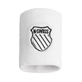 WB034-100 | UNISEX COURT DOUBLE WRISTBAND | WHITE